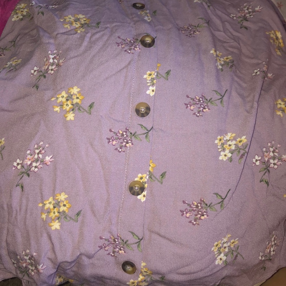 Button-Front A-Line Dress - Picture 8 of 8